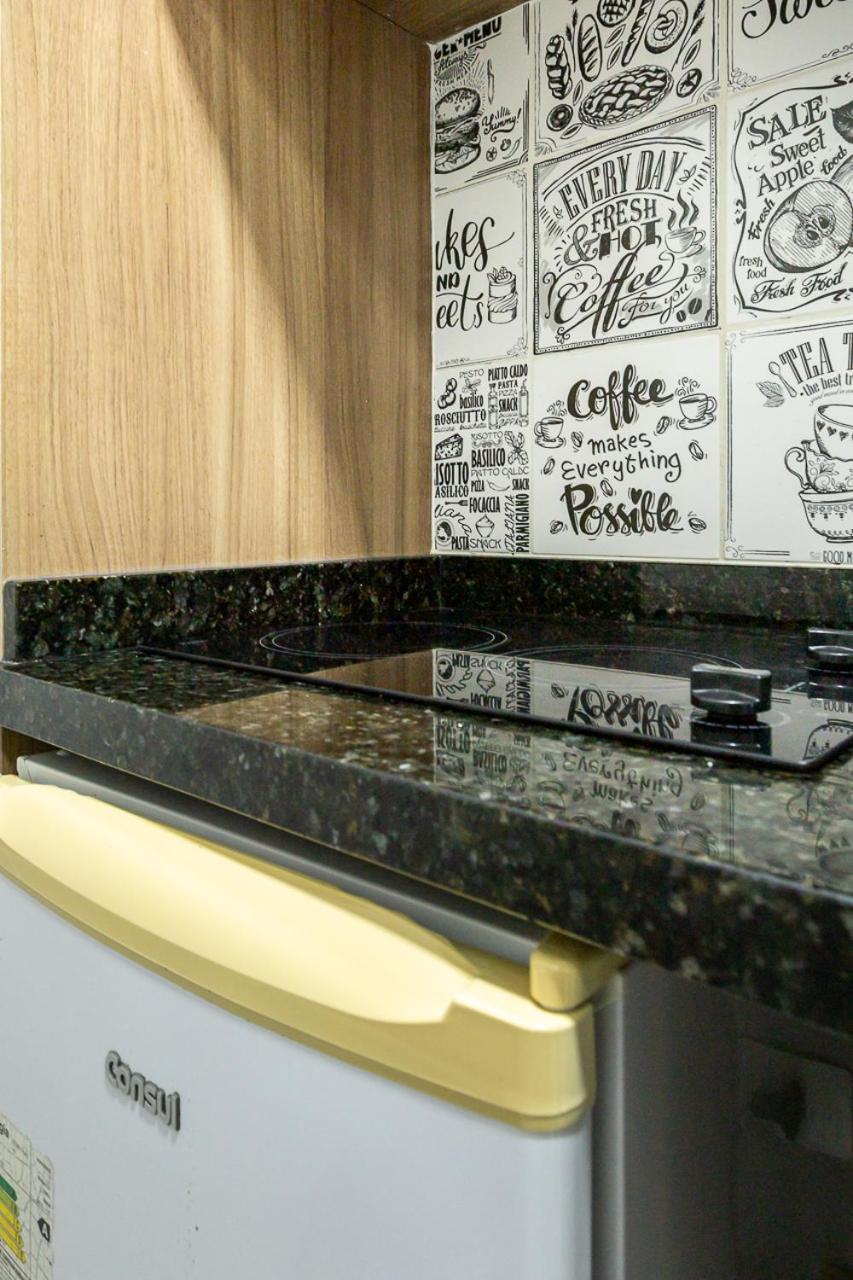 09- Studio Lindamente Decorado! Ideal Para Casal!!! Curitiba Bagian luar foto